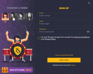 Rolling Slots sign up